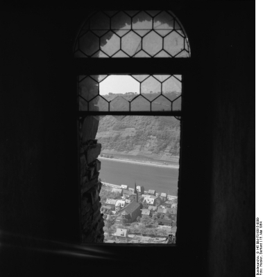 Burg Thurant, Blick auf Alken 1964