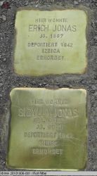 Stolpersteine für Sybilla und Erich Jonas